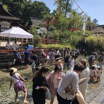涼しいお祭り 下賀神社のみたらし祭り2025